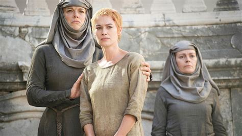 cersei's walk of atonement|The Truth About Filming Cersei Lannister's Walk Of Shame On.